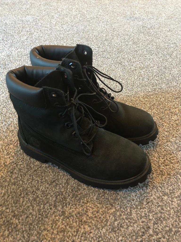 black timberland boots size 5